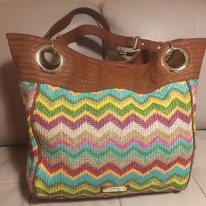Steve Madden Multi Colored Tote Bag